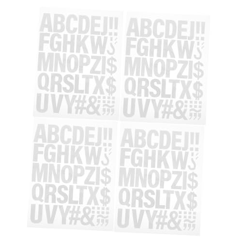 DIYEAH 4 Blätter Teiliges Bügelbild mit Weißen Vinyl Buchstaben Strapazierfähige Waschbeständige Aufbügler für Kleidung Diy Textilbuchstaben Sticker für T Shirts Taschen Hüte und Stoffe DIYEAH 4 Blätter Teiliges Bügelbild mit Weißen Vinyl Buchstaben Strapazierfähige Waschbeständige Aufbügler für Kleidung Diy Textilbuchstaben Sticker für T Shirts Taschen Hüte und Stoffe von DIYEAH