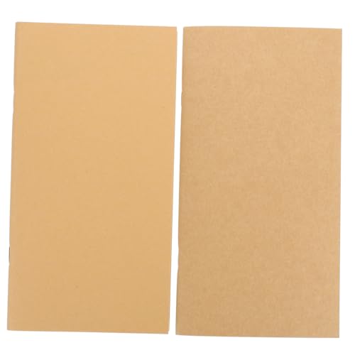 DIYEAH 4 Reisende Notizbuch Einlagen Blanko Kraftpapier Reisejournal Nachfüllungen Praktisches Langlebiges Papier für Büro Schule Zuhause Leicht Vielseitig und Platzsparend von DIYEAH