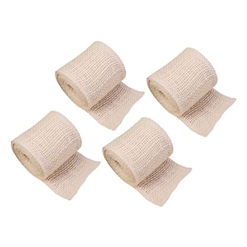 DIYEAH 4 Rollen Mehrfunktionale Verschleißfeste Leinwandbänder in Beige für Geschenkverpackung DIY Bastelarbeiten und Festliche Dekoration zu Weihnachten DIYEAH 4 Rollen Mehrfunktionale Verschleißfeste Leinwandbänder in Beige für Geschenkverpackung DIY Bastelarbeiten und Festliche Dekoration zu Weihnachten von DIYEAH