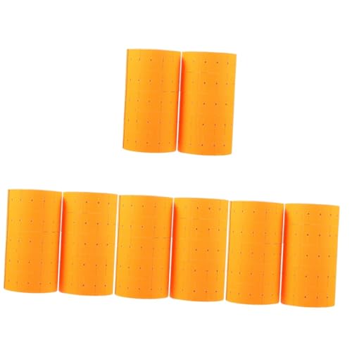 DIYEAH 4 Rollen Orange Preisetiketten Aufkleber Selbstklebend Stark Haftend Vielseitig Für Waren Kennzeichnung Im Einzelhandel Und Gewerbe DIYEAH 4 Rollen Orange Preisetiketten Aufkleber Selbstklebend Stark Haftend Vielseitig Für Waren Kennzeichnung Im Einzelhandel Und Gewerbe von DIYEAH