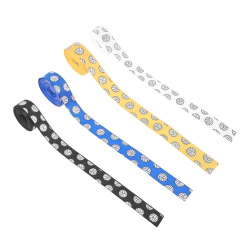 DIYEAH 4 Rollen Volleyball Schleifenband Yards Blau Geschenkband für Geschenkverpackung DIY Partydekoration Bastelband DIYEAH 4 Rollen Volleyball Schleifenband Yards Blau Geschenkband für Geschenkverpackung DIY Partydekoration Bastelband von DIYEAH