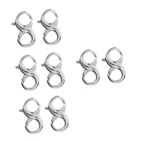 DIYEAH 4 Sätze Armband Biegering Lobster Clasp Schmuckzubehör Lanyard Karabinerverschluss Verschluss Zur Schmuckherstellung Diy Armbänder Verbindungsschnalle Diy Schmuckteile 2 Stücke * 4 von DIYEAH
