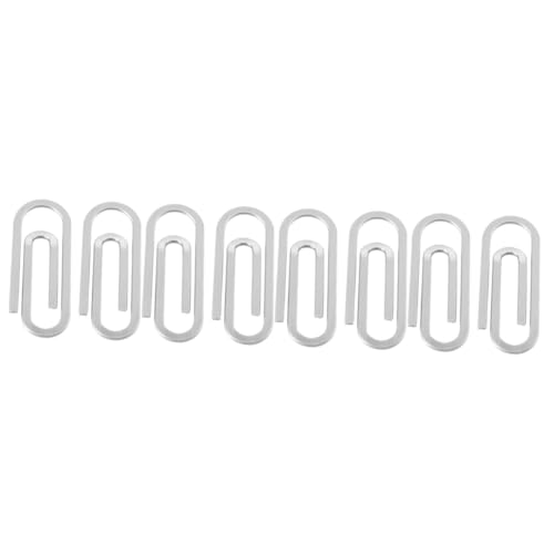 DIYEAH 4 Sätze Büroklammer Bookmark Geldumschläge Briefumschlag Die Organizer Geldklammer Geldclip -brieftasche Papier Zinke Aktenhalter Bürozubehör Rostfreier Stahl Silver 2 Stück * 4 von DIYEAH