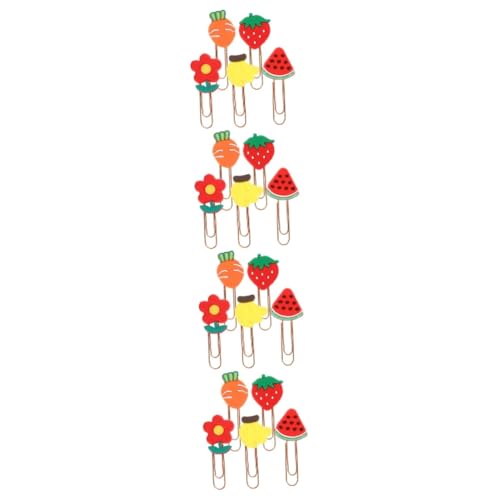 DIYEAH 4 Sätze Büroklammer Lesezeichen Papier Mehrfarbige Büroklammern Geldumschläge Briefumschlag Schreibwaren Büroklammern in Schöner Form Neuheit Dateiclips Weiches Gummi 20 Stück * 4 DIYEAH 4 Sätze Büroklammer Lesezeichen Papier Mehrfarbige Büroklammern Geldumschläge Briefumschlag Schreibwaren Büroklammern in Schöner Form Neuheit Dateiclips Weiches Gummi 20 Stück * 4 von DIYEAH