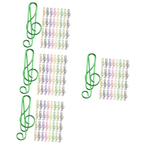 DIYEAH 4 Sätze Bunte Musiknoten Papierclips Teiliges Aus Farbigen Metallklammern Für Büro Schule Und Kreative Projekte Praktische Büroklammern Zur Dokumentenorganisation 85 Stück * 4 DIYEAH 4 Sätze Bunte Musiknoten Papierclips Teiliges Aus Farbigen Metallklammern Für Büro Schule Und Kreative Projekte Praktische Büroklammern Zur Dokumentenorganisation 85 Stück * 4 von DIYEAH