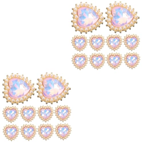 DIYEAH 4 Sätze Herzförmige Perlen Accessoires Charms Damen Bastelperlen Silber Zum Basteln Für Dekoration Scrapbooking Kleine Herz Verzierungen Herz Strasssteine 10 Stück * 4 DIYEAH 4 Sätze Herzförmige Perlen Accessoires Charms Damen Bastelperlen Silber Zum Basteln Für Dekoration Scrapbooking Kleine Herz Verzierungen Herz Strasssteine 10 Stück * 4 von DIYEAH