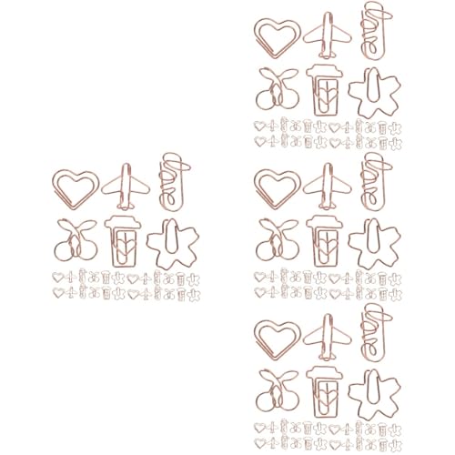 DIYEAH 4 Sätze Lesezeichenpapierstift Klein Loch Hinweisclip Farbig Bunt Bookmarks Geldumschläge Avangement Kreativ Geformte Büroklammern Neuheit Dateiclips Metall Rose Gold 30 Stück * 4 DIYEAH 4 Sätze Lesezeichenpapierstift Klein Loch Hinweisclip Farbig Bunt Bookmarks Geldumschläge Avangement Kreativ Geformte Büroklammern Neuheit Dateiclips Metall Rose Gold 30 Stück * 4 von DIYEAH