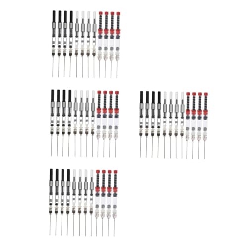DIYEAH 4 Sätze Nur Stift-tintenabsorber Brunnen Stifte Schwarz Tinte Für Stifte Tintenfüller Für Füllfederhalter Nachfüllungen Tintenfüllung Tintenstift-nachfüllung Plastik 12 Stück * 4 von DIYEAH