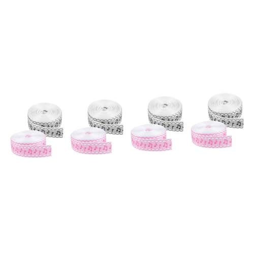 DIYEAH 4 Sätze Paketband Ton Handwerk Verpackung Verdrahtetes Band Diy -zubehör Schneidbares Bastelband Band Zum Basteln Praktisches Bastelband Polyester 2 Rollen * 4 von DIYEAH