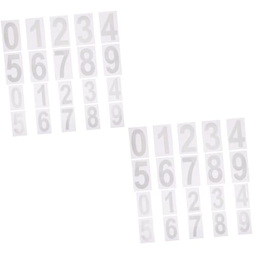 DIYEAH 4 Sätze Reflektierende Hausnummern Aufkleber Selbstklebende für Briefkästen Uv für Adressschilder und Mülltonnen DIYEAH 4 Sätze Reflektierende Hausnummern Aufkleber Selbstklebende für Briefkästen Uv für Adressschilder und Mülltonnen von DIYEAH