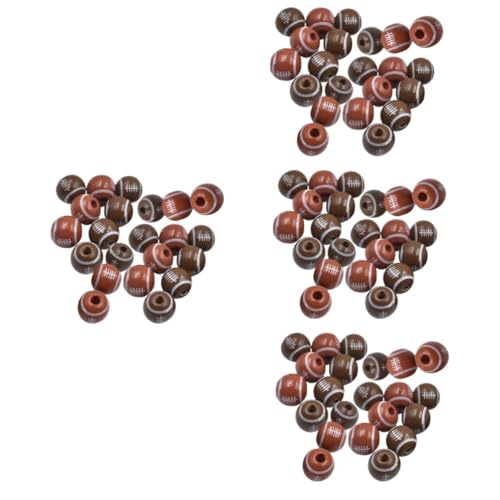DIYEAH 4 Sätze Rugby-holzperlen Sport Mini-fußball Griff Fußball Charme Weichnachtsgeschke Wohnungsdeko Perlen-anhänger Kleine Perlen Für Die Herstellung Von Armbändern 50 Stück * 4 DIYEAH 4 Sätze Rugby-holzperlen Sport Mini-fußball Griff Fußball Charme Weichnachtsgeschke Wohnungsdeko Perlen-anhänger Kleine Perlen Für Die Herstellung Von Armbändern 50 Stück * 4 von DIYEAH