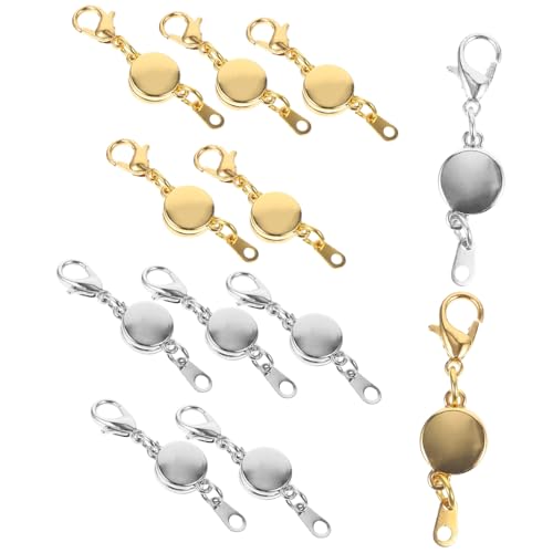 DIYEAH 4 Sätze Schmuckschnalle Karabinerverschluss Halskette Kette Halsketten Kette Armband Schmuck Magnetschnalle Magnetverschlüsse Verschlüsse Magnetverschlüsse Schmuck 12 Stück * 4 von DIYEAH