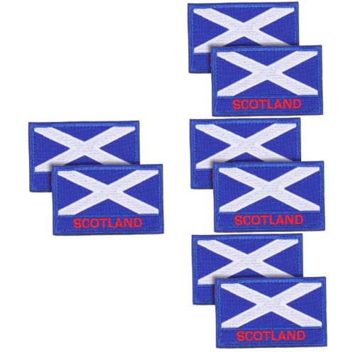 DIYEAH 4 Sätze Schottischer Patch Gestickte Applikationen Aufnäher Mit Schottischer Flagge Flecken Dekorationen Reparaturmaterial Für Kleidung Dekorative Patches Polyester 2 Stück * 4 DIYEAH 4 Sätze Schottischer Patch Gestickte Applikationen Aufnäher Mit Schottischer Flagge Flecken Dekorationen Reparaturmaterial Für Kleidung Dekorative Patches Polyester 2 Stück * 4 von DIYEAH