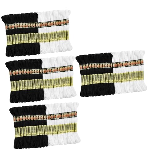 DIYEAH 4 Sätze Schwarz-weiß-kreuz Stich Faden Stickerei Nähen Kreuzen Embroidery Thread Sewing Accessories Tragbares Nähgarn Stickgarn Für Den Täglichen Gebrauch Polyester 24 Stück * 4 DIYEAH 4 Sätze Schwarz-weiß-kreuz Stich Faden Stickerei Nähen Kreuzen Embroidery Thread Sewing Accessories Tragbares Nähgarn Stickgarn Für Den Täglichen Gebrauch Polyester 24 Stück * 4 von DIYEAH