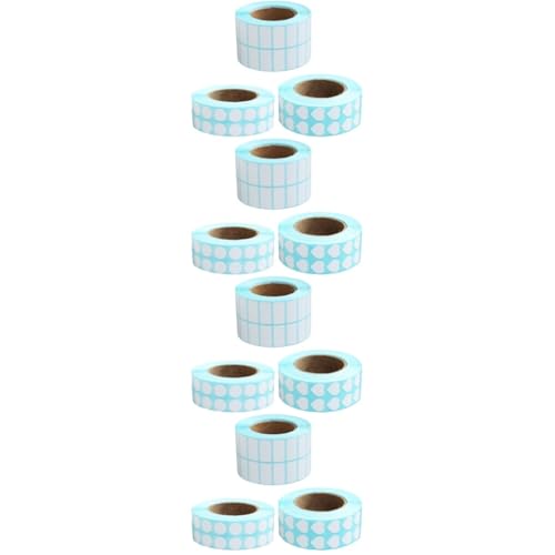 DIYEAH 4 Sätze Selbstklebende Etiketten Blanko Aufkleber Für Beschriftungen Herz Rund Und Quadratetiketten Für Organisation Und Diy Projekte 3 Rollen * 4 von DIYEAH