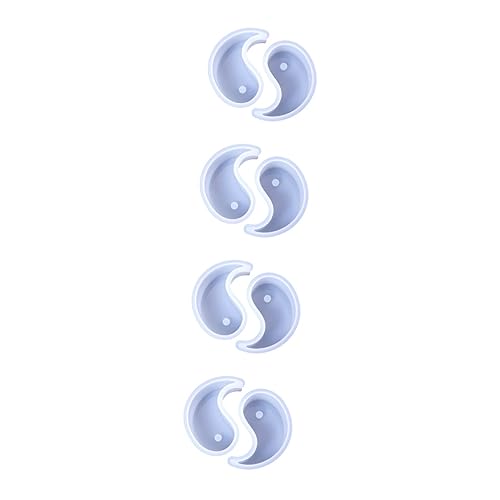 DIYEAH 4 Sätze Silikon Gießformen Für Diy Duftkerzen Flexibles Und Wiederverwendbares Silikon Material Für Einfache Handhabung Und Entformung Für Kerzenliebhaber Und 2 Stück * 4 von DIYEAH
