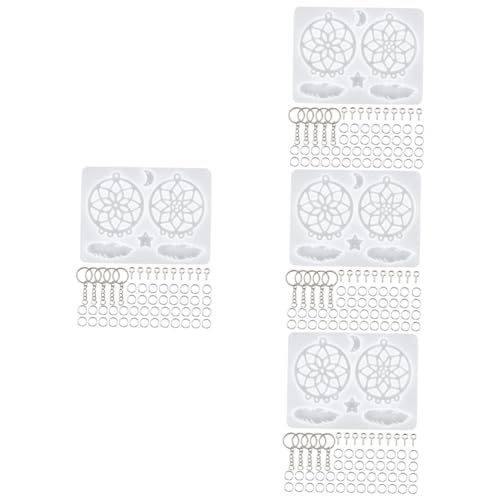 DIYEAH 4 Sätze Silikonform Dream Catcher Diy Bastelset Flexible Gießform für Schlüsselanhänger Wanddeko Teiliges Gießharz Werkzeug für Familie DIYEAH 4 Sätze Silikonform Dream Catcher Diy Bastelset Flexible Gießform für Schlüsselanhänger Wanddeko Teiliges Gießharz Werkzeug für Familie von DIYEAH