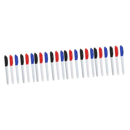 DIYEAH 4 Sätze Wiederverwendbare Whiteboard Marker Mit Feiner Spitze Abwischbare Stifte in Blau Schwarz Und Rot Für Büro Schule Und Kreatives Schreiben 6 Stück * 4 von DIYEAH