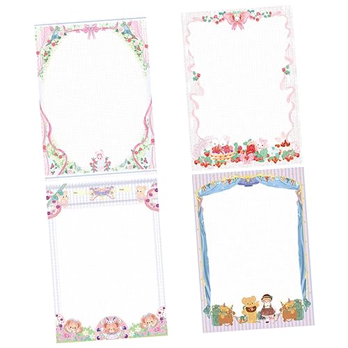 DIYEAH 4 Sets Retro Sammelalbum Papier Papier Tagebuch Dekorative Papier DIY Papier Decor Nette Aufkleber DIYEAH 4 Sets Retro Sammelalbum Papier Papier Tagebuch Dekorative Papier DIY Papier Decor Nette Aufkleber von DIYEAH