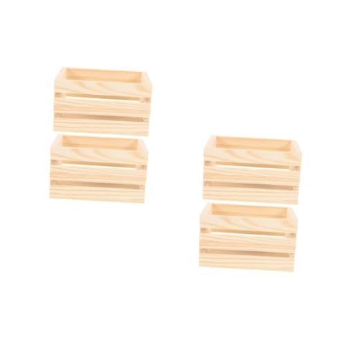 DIYEAH 4 Stck Miniatur Holz Körbchen Kiefernholz Leichte Mini Aufbewahrungskörbe für Puppenhaus Mikro Landschaftsdekoration Vielseitig Einsetzbar für Supermarkt und Lebensmitteldisplay DIYEAH 4 Stck Miniatur Holz Körbchen Kiefernholz Leichte Mini Aufbewahrungskörbe für Puppenhaus Mikro Landschaftsdekoration Vielseitig Einsetzbar für Supermarkt und Lebensmitteldisplay von DIYEAH