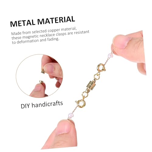DIYEAH 4 Stk. Teiliges Magnetverschluss für Halsketten und Armbänder Einfache Bedienung Silberne und Goldene Farben für Diy Schmuckherstellung und Vielseitige Anwendungen DIYEAH 4 Stk. Teiliges Magnetverschluss für Halsketten und Armbänder Einfache Bedienung Silberne und Goldene Farben für Diy Schmuckherstellung und Vielseitige Anwendungen von DIYEAH