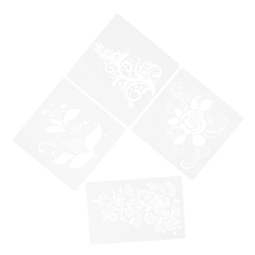 DIYEAH 4 Stück Blätter Schablone Blumenschablone dekorative Schablonen Malschablonen Malerei Wände Kunst Schablonen dekorative Wandschablonen zum Bemalen Bodenschablone das Haustier Weiß DIYEAH 4 Stück Blätter Schablone Blumenschablone dekorative Schablonen Malschablonen Malerei Wände Kunst Schablonen dekorative Wandschablonen zum Bemalen Bodenschablone das Haustier Weiß von DIYEAH