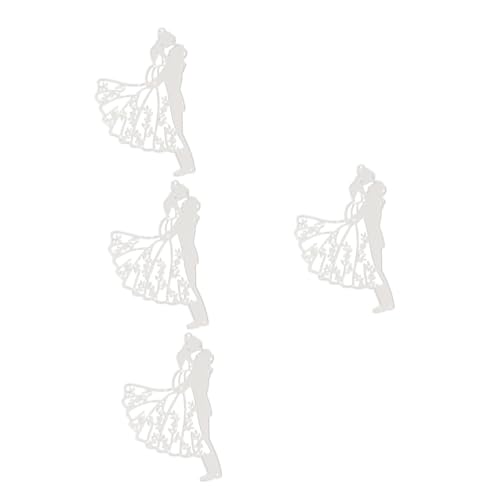 DIYEAH 4 Stück Couple Craft Hochzeit Stanzform Metall Carbonstahl Cutter für Diy Scrapbooking Hochzeitskarten und Fotoalben für Hochzeitsdekorationen DIYEAH 4 Stück Couple Craft Hochzeit Stanzform Metall Carbonstahl Cutter für Diy Scrapbooking Hochzeitskarten und Fotoalben für Hochzeitsdekorationen von DIYEAH