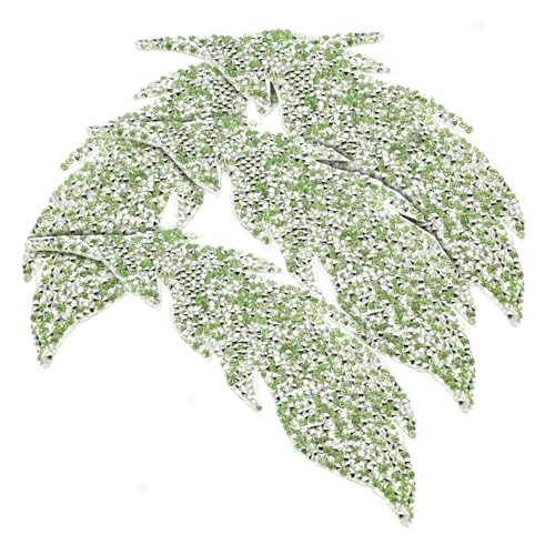 DIYEAH 4 Stück Dekorative Patches für Kleidung Strapazierfähige Austauschbare Aufnäher für Jacken und Hüte Grüne mit Glitzersteinchen zur Bekleidungsgestaltung DIYEAH 4 Stück Dekorative Patches für Kleidung Strapazierfähige Austauschbare Aufnäher für Jacken und Hüte Grüne mit Glitzersteinchen zur Bekleidungsgestaltung von DIYEAH
