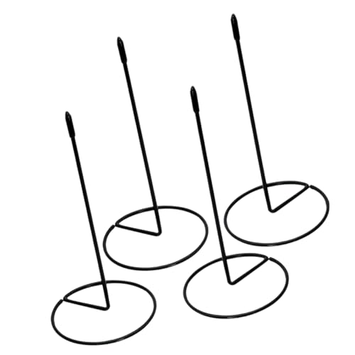 DIYEAH 4 Stück Dokument Einfügen Überprüfen Quittungsnadel Rechnungsinhaber Empfangsspitze Memo -clip Spike-quittung Quittungspoker Beleghalterspitze Ticketspitze Rostfreier Stahl Schwarz von DIYEAH