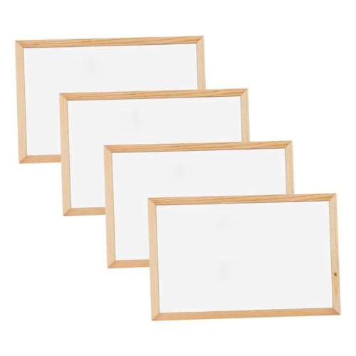 DIYEAH 4 Stück Einseitiges Whiteboard Tisch-Zeichenbrett desktop note board trocken abwischbare Schreibtafel Tischschreibvorstand handschrifttafel für kleine Tafel Holz Weiß DIYEAH 4 Stück Einseitiges Whiteboard Tisch-Zeichenbrett desktop note board trocken abwischbare Schreibtafel Tischschreibvorstand handschrifttafel für kleine Tafel Holz Weiß von DIYEAH