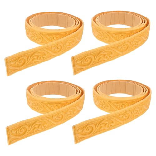 DIYEAH 4 Stück Flexible Formleisten, Wandleisten, Selbstklebend, Zum Abziehen Und Aufkleben, Deckenleisten, Schrankränder, Spiegelrahmen, Wandleisten Für Die Inneneinrichtung DIYEAH 4 Stück Flexible Formleisten, Wandleisten, Selbstklebend, Zum Abziehen Und Aufkleben, Deckenleisten, Schrankränder, Spiegelrahmen, Wandleisten Für Die Inneneinrichtung von DIYEAH