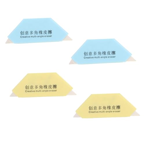 DIYEAH 4 Stück Flexible Mehrwinkel Radiergummis für Präzises Skizzieren und Feines Zeichnen Staubfreie Kunst Radierer für Schüler und Künstler Tragbare Zeichenwerkzeuge Blau und Gelb DIYEAH 4 Stück Flexible Mehrwinkel Radiergummis für Präzises Skizzieren und Feines Zeichnen Staubfreie Kunst Radierer für Schüler und Künstler Tragbare Zeichenwerkzeuge Blau und Gelb von DIYEAH