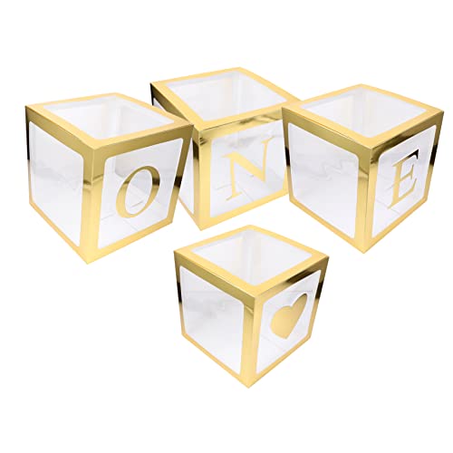 DIYEAH 4 Stück Geburtstag Dekoration Teiliges Ballonboxen Stabilem Einfache Montage Transparent für Shower Gender Reveal und Fotorequisiten Wiederverwendbar und Sicher für Jungen und DIYEAH 4 Stück Geburtstag Dekoration Teiliges Ballonboxen Stabilem Einfache Montage Transparent für Shower Gender Reveal und Fotorequisiten Wiederverwendbar und Sicher für Jungen und von DIYEAH