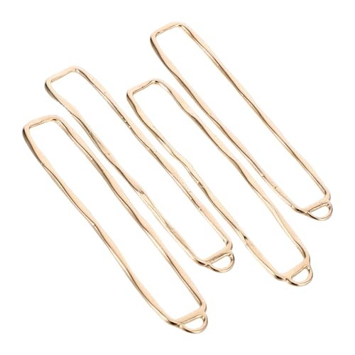 DIYEAH 4 Stück Gold Plattierte Offene Rechteckige Rahmen Anhänger Leichte Langlebige Schmuckbasen für DIY Ohrringe Halsketten Armbänder Gravur Statement Schmuckgestaltung DIYEAH 4 Stück Gold Plattierte Offene Rechteckige Rahmen Anhänger Leichte Langlebige Schmuckbasen für DIY Ohrringe Halsketten Armbänder Gravur Statement Schmuckgestaltung von DIYEAH