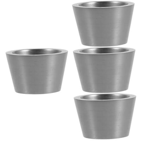 DIYEAH 4 Stück Graphittiegel förmchen mold Gießform für Messinglegierungen schmuck machen Metallgießform Gießerei Gießen Kokille aus Graphit mit hoher Dichte Schmelzender Silberschimmel DIYEAH 4 Stück Graphittiegel förmchen mold Gießform für Messinglegierungen schmuck machen Metallgießform Gießerei Gießen Kokille aus Graphit mit hoher Dichte Schmelzender Silberschimmel von DIYEAH