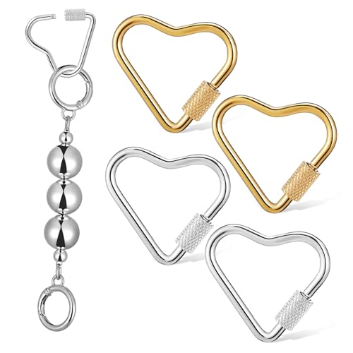 DIYEAH 4 Stück Halskette Zubehör Rosa Karabiner schwer Clips schmuck karabiner schmuckherstellung zubehör schlüsselhalter schlüsselanhänger stitch Kletterkarabiner Edelstahlschlüsselring DIYEAH 4 Stück Halskette Zubehör Rosa Karabiner schwer Clips schmuck karabiner schmuckherstellung zubehör schlüsselhalter schlüsselanhänger stitch Kletterkarabiner Edelstahlschlüsselring von DIYEAH