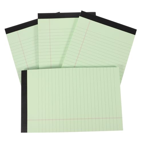 DIYEAH 4 Stück Liniertes Notizbuch Praktische Einfach Abreißbare Memo Pads für Schule und Büro für To Do Listen und Notizen Grün Tragbar und DIYEAH 4 Stück Liniertes Notizbuch Praktische Einfach Abreißbare Memo Pads für Schule und Büro für To Do Listen und Notizen Grün Tragbar und von DIYEAH