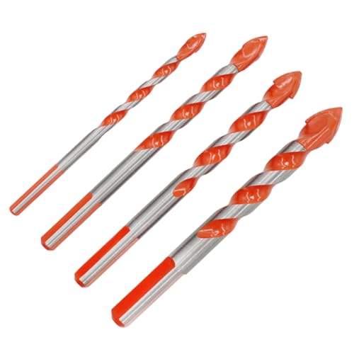 DIYEAH 4 Stück Lochöffner-Set handhaben Wand Mauerwerk Porzellan Bohrer mit Hartmetallspitze Dreiecksbohrer Bohrer mit Sechskantgriff Fliesenlochöffner Orange DIYEAH 4 Stück Lochöffner-Set handhaben Wand Mauerwerk Porzellan Bohrer mit Hartmetallspitze Dreiecksbohrer Bohrer mit Sechskantgriff Fliesenlochöffner Orange von DIYEAH