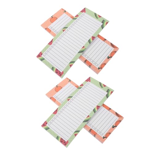 DIYEAH 4 Stück Magnetische Notizblöcke Fruchtmotiv mit Magnet Kühlschrank Einkaufsliste Block Abreißbar Tagesplaner Organizer und Business Notizblock für Effiziente Alltagsplanung DIYEAH 4 Stück Magnetische Notizblöcke Fruchtmotiv mit Magnet Kühlschrank Einkaufsliste Block Abreißbar Tagesplaner Organizer und Business Notizblock für Effiziente Alltagsplanung von DIYEAH