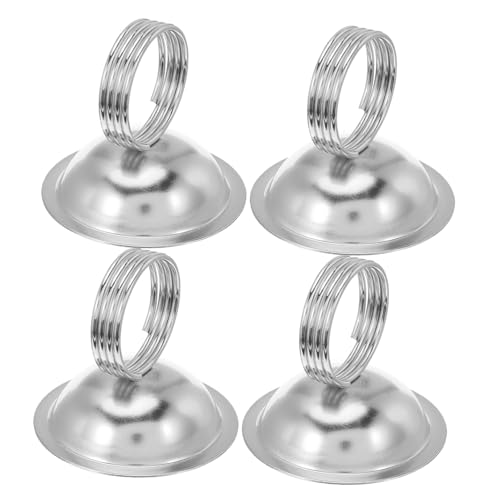 DIYEAH 4 Stück Metall Memo Cliphalter Rund Stabiler Desktop Papierhalter Fotokarten Notizen Sicher Büro Zuhause Dekoration DIYEAH 4 Stück Metall Memo Cliphalter Rund Stabiler Desktop Papierhalter Fotokarten Notizen Sicher Büro Zuhause Dekoration von DIYEAH