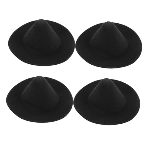 DIYEAH 4 Stück Mini Hexenhüte Schwarz für DIY Halloween Deko Feengarten Zubehör Flaschenverschluss Tortendeko Puppenhaus Accessoires Langlebig und Vielseitig zum Basteln DIYEAH 4 Stück Mini Hexenhüte Schwarz für DIY Halloween Deko Feengarten Zubehör Flaschenverschluss Tortendeko Puppenhaus Accessoires Langlebig und Vielseitig zum Basteln von DIYEAH