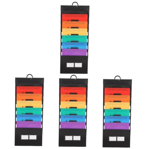 DIYEAH 4 Stück Portable Mehrlagiger Hänge Organizer aus Wasserabweisendem Material Großer Flexibler Aktenordner mit Elastischem Band Faltbarem Design und Rundgriff für Büro Schule und DIYEAH 4 Stück Portable Mehrlagiger Hänge Organizer aus Wasserabweisendem Material Großer Flexibler Aktenordner mit Elastischem Band Faltbarem Design und Rundgriff für Büro Schule und von DIYEAH