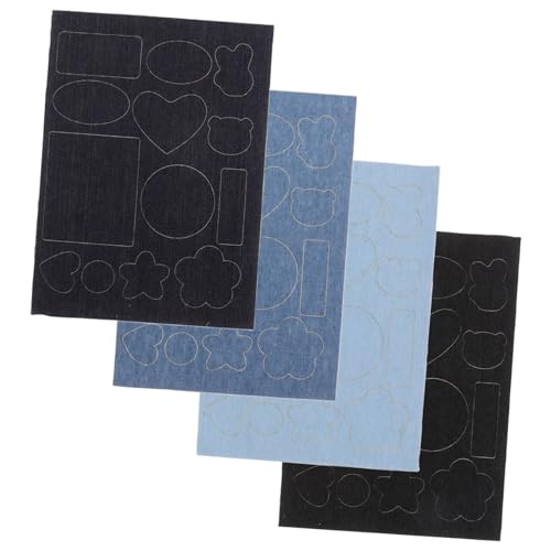 DIYEAH 4 Stück Selbstklebende Jeans Flicken Starke Haftung Vielseitig für Reparatur von Kleidung Taschen Jacken Robustes Denim Material für Löcher an Knien und Ellbogen Waschfest DIYEAH 4 Stück Selbstklebende Jeans Flicken Starke Haftung Vielseitig für Reparatur von Kleidung Taschen Jacken Robustes Denim Material für Löcher an Knien und Ellbogen Waschfest von DIYEAH