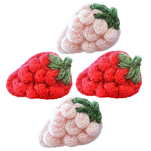 DIYEAH 4 Stück Stoff zum Nähen von Kleidung haarklips haar clip Haar Dekorationen Stoffverzierungen Erdbeerdekor Erdbeerverzierungen Erdbeere zum Basteln Haar-Accessoires-Charms DIYEAH 4 Stück Stoff zum Nähen von Kleidung haarklips haar clip Haar Dekorationen Stoffverzierungen Erdbeerdekor Erdbeerverzierungen Erdbeere zum Basteln Haar-Accessoires-Charms von DIYEAH