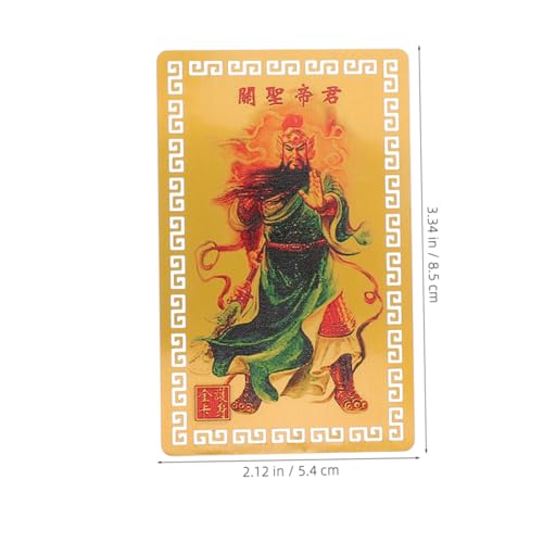 DIYEAH 4 Stück Teiliges Feng Shui Amulettkarten Aluminium Magnesium Legierung Traditionelle Chinesische Tai Sui Karten Leicht Rostfrei Dekorativ für Reichtum Schutz und DIYEAH 4 Stück Teiliges Feng Shui Amulettkarten Aluminium Magnesium Legierung Traditionelle Chinesische Tai Sui Karten Leicht Rostfrei Dekorativ für Reichtum Schutz und von DIYEAH