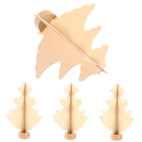 DIYEAH 4 Stück Teiliges Kleine Unbemalte Holz Weihnachtsbäume DIY Bastelset Stabile Tischdeko Weihnachtsbaum Modell mit Sockel für Kreative Gestaltung und Innendekoration DIYEAH 4 Stück Teiliges Kleine Unbemalte Holz Weihnachtsbäume DIY Bastelset Stabile Tischdeko Weihnachtsbaum Modell mit Sockel für Kreative Gestaltung und Innendekoration von DIYEAH