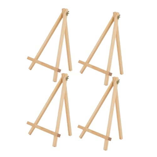 DIYEAH 4 Stück Teiliges Mini Klappbar Tischstaffelei für Stabile Holzdreieck staffelei für Malen Fotos und Kleine Displays Vielseitig Einsetzbar als Bilderhalter DIYEAH 4 Stück Teiliges Mini Klappbar Tischstaffelei für Stabile Holzdreieck staffelei für Malen Fotos und Kleine Displays Vielseitig Einsetzbar als Bilderhalter von DIYEAH