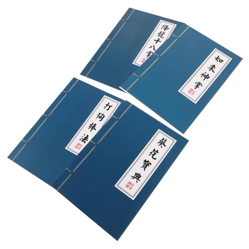 DIYEAH 4 Stück Teiliges Retro Martial Arts Notizbuch für Schüler Liniertes Schreibheft mit Robustem Einband Handlich und Tragbar für Notizen Aufgaben und Kalligraphie DIYEAH 4 Stück Teiliges Retro Martial Arts Notizbuch für Schüler Liniertes Schreibheft mit Robustem Einband Handlich und Tragbar für Notizen Aufgaben und Kalligraphie von DIYEAH
