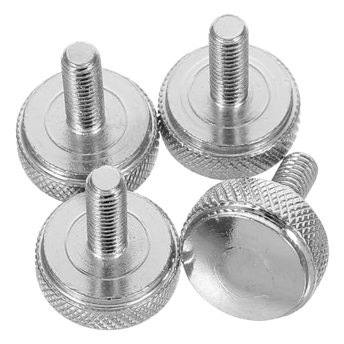 DIYEAH 4 Stück Teiliges Set Metall Klemm Schrauben für Vernier Kaliber Robuste Geriffelte Schrauben zur Festen Fixierung und Präzisen Messungen mit Komfortablem Griff und Einfacher von DIYEAH
