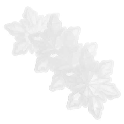 DIYEAH 4 Stück Teiliges Silikon Epoxidharz Gießform Flexible Schneeflockenformen für Diy Weihnachtsanhänger Wiederverwendbar Antihaftbeschichtet Langlebig und Einfach zu Reinigen für DIYEAH 4 Stück Teiliges Silikon Epoxidharz Gießform Flexible Schneeflockenformen für Diy Weihnachtsanhänger Wiederverwendbar Antihaftbeschichtet Langlebig und Einfach zu Reinigen für von DIYEAH